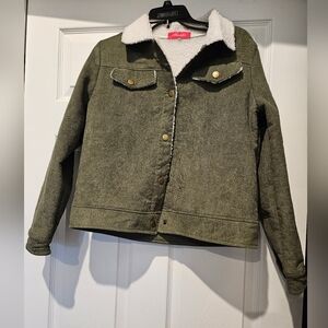 Women's Olive Green Western Style Jacket